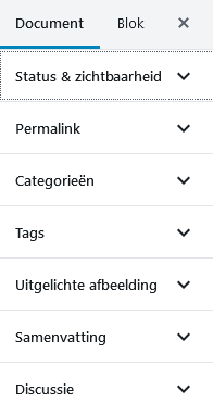 Document eigenschappen